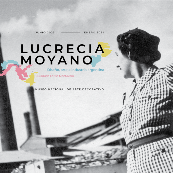 Portada del libro: "Lucrecia Moyano: diseño, arte e industria argentina"